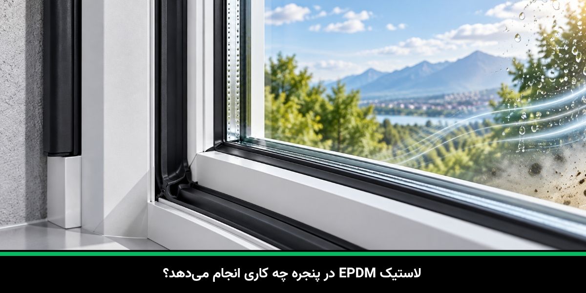 لاستیک EPDM در پنجره چه کاری انجام می‌دهد؟