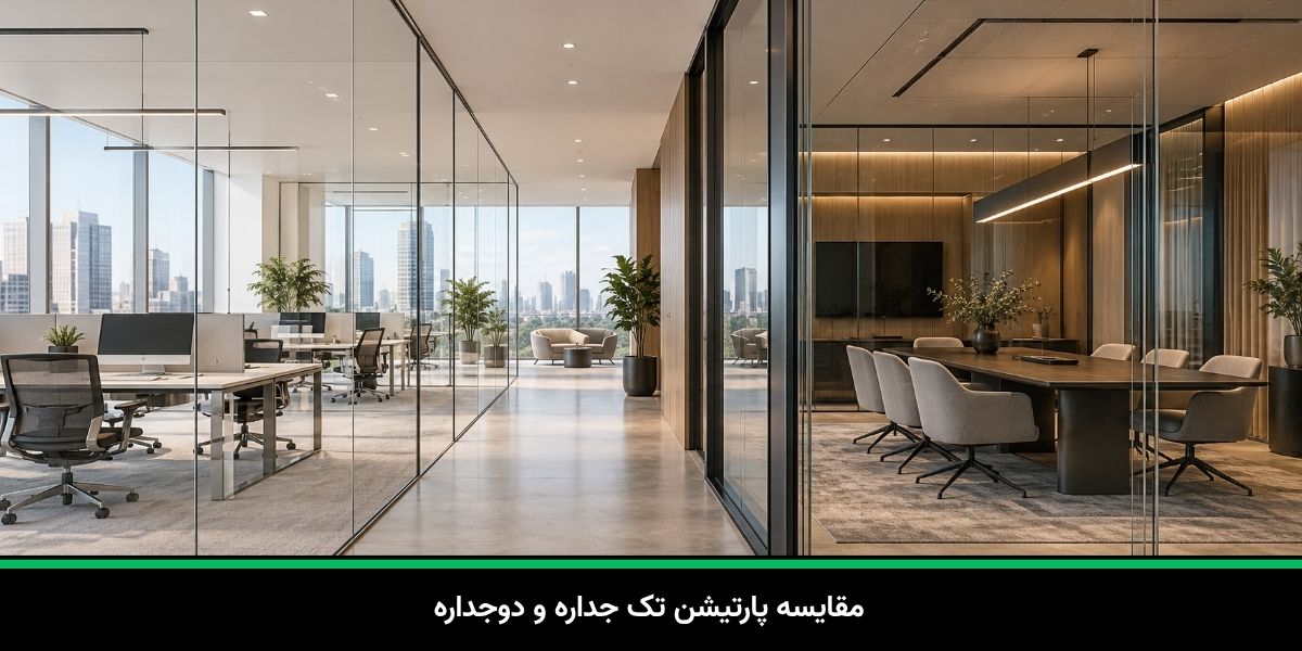 مقایسه پارتیشن تک‌ جداره و دوجداره