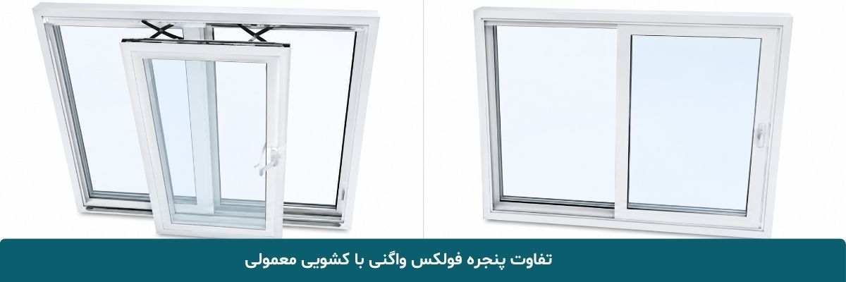 تفاوت پنجره فولکس واگنی با کشویی معمولی