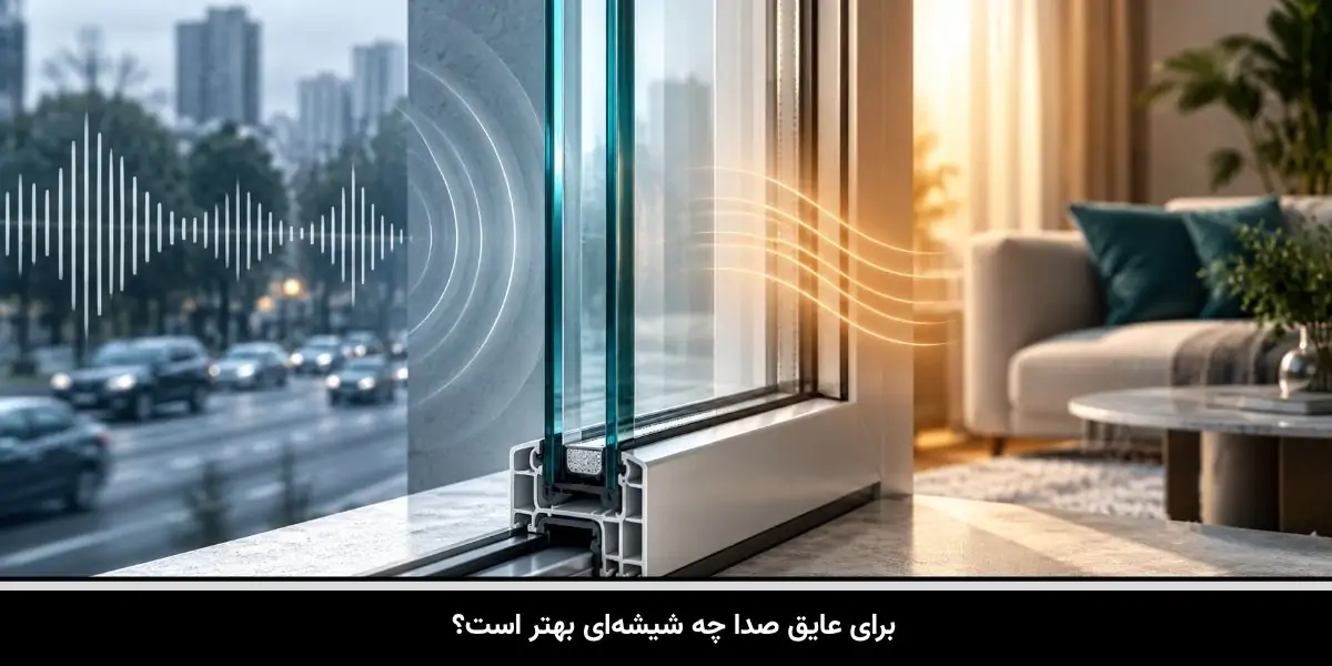 برای عایق صدا چه شیشه‌ای بهتر است؟