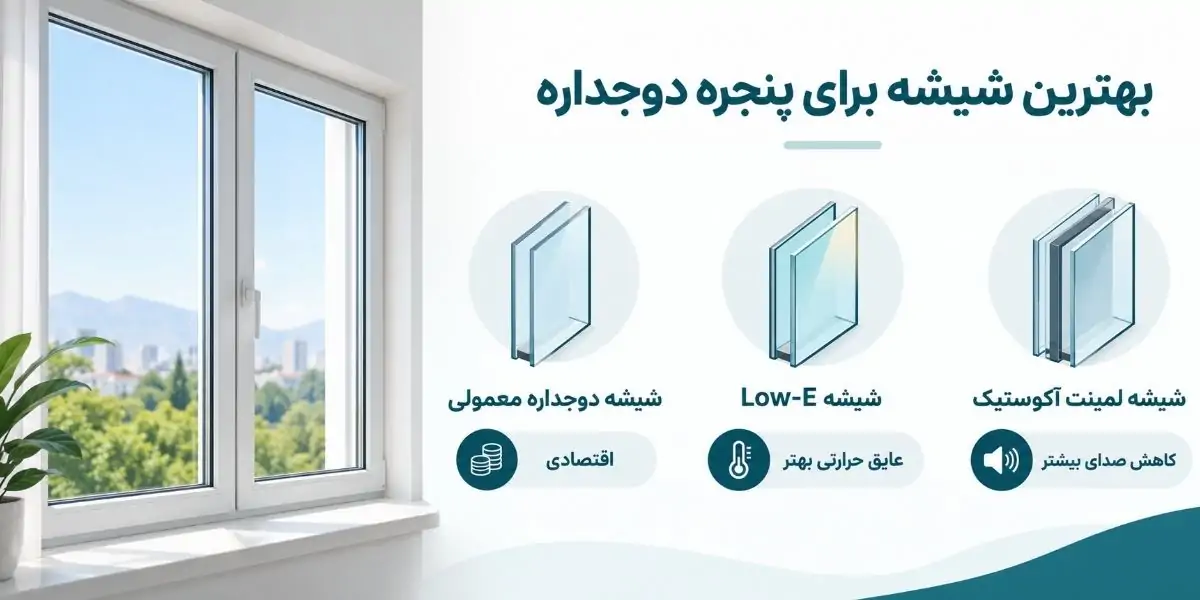 بهترین شیشه برای پنجره دوجداره