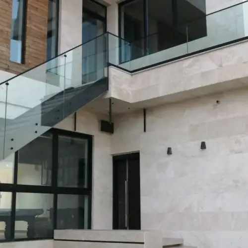 نرده شیشه ای فیکس پوینت